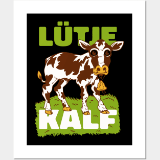 Lütje Kalf Low German Small Calf Posters and Art